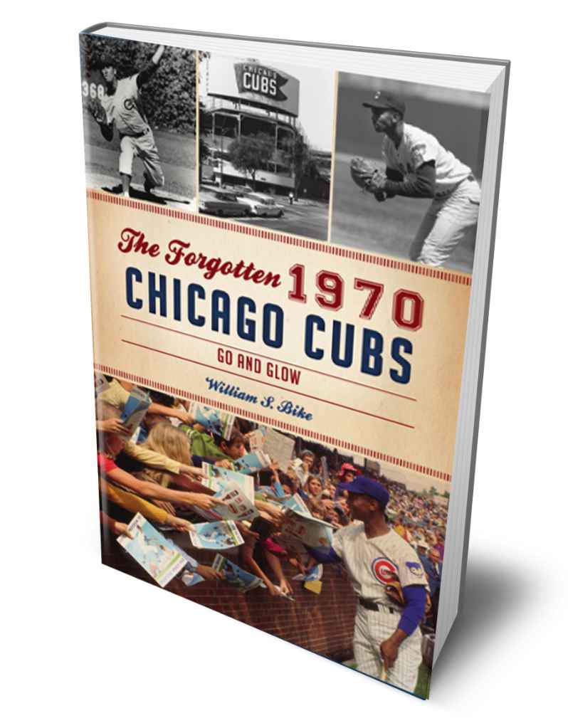 1970 Chicago Cubs book cover angled 3d